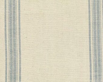 French General Rural Jardin Natural Moda Toweling -- blue/gray