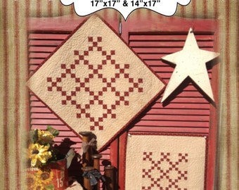 Country 9 Patch Minis PDF quilt pattern