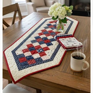 Chemin de table American Gathering -- Kit de courtepointe -- American Gathering III -- Rassemblements primitifs