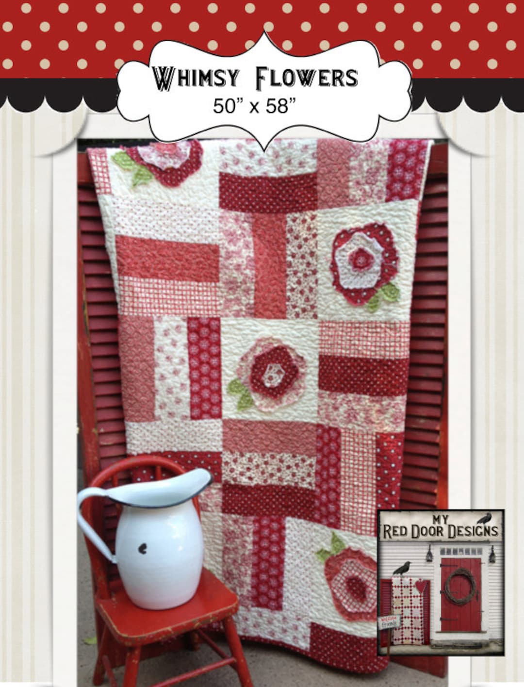 Whimsy Flowers PDF Quilt Pattern - Etsy