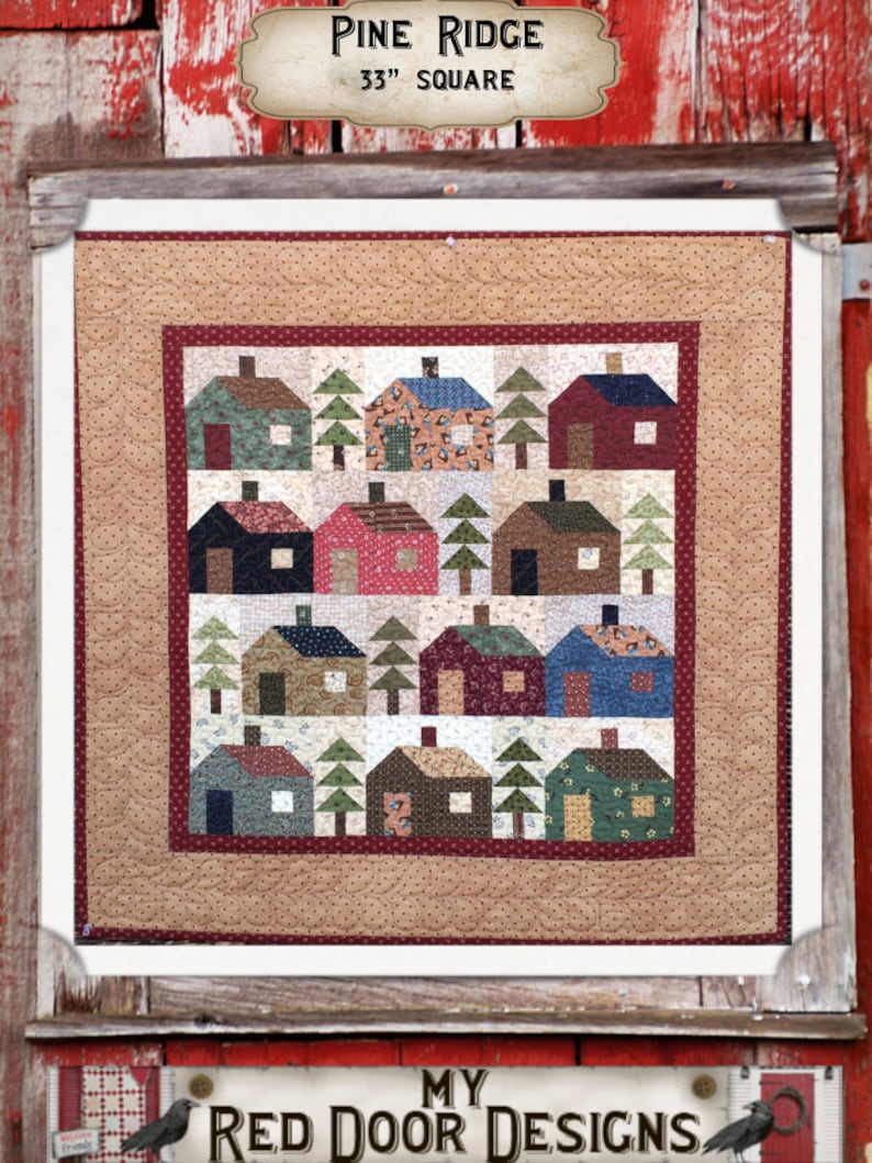 Pine Ridge Quilt Pdf Pattern Etsy Canada