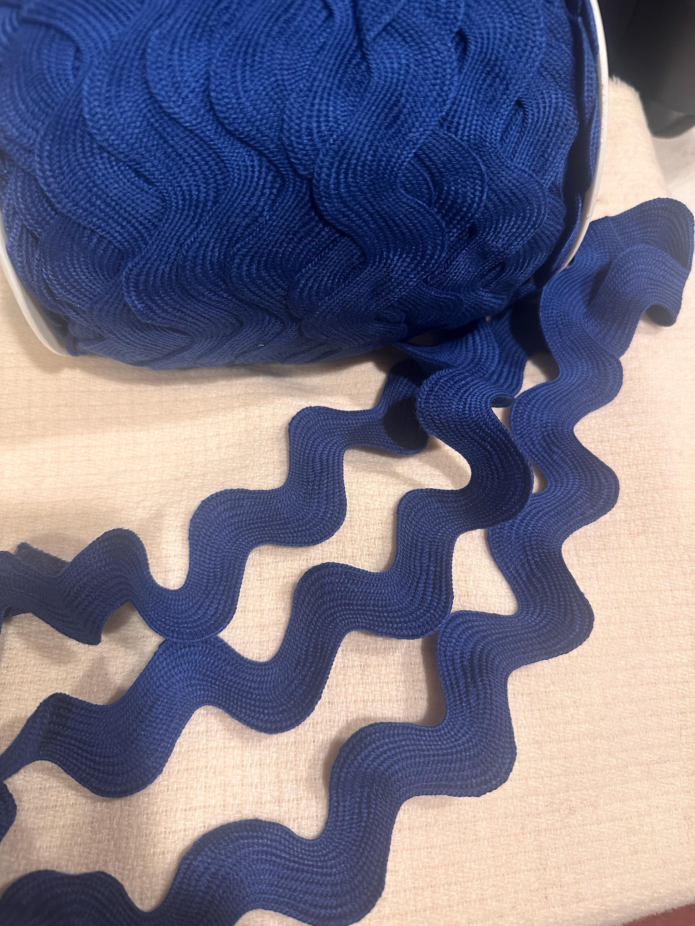 5 Yards Royal Blue Jumbo Ric Rac - Etsy Canada