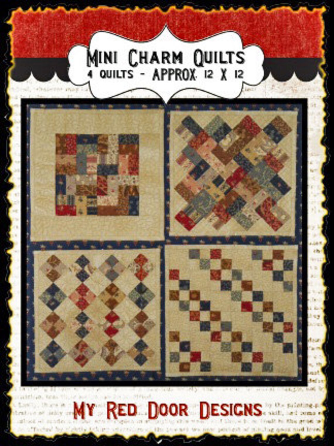Mini Charm Quilts PDF Quilt Pattern - Etsy