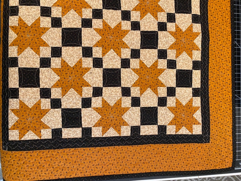 Fall Stars -- PDF Quilt Pattern -- Fall Quilt -- Instant Download - Etsy