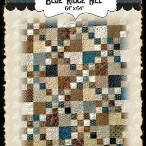 Blue Ridge Hill PDF quilt pattern