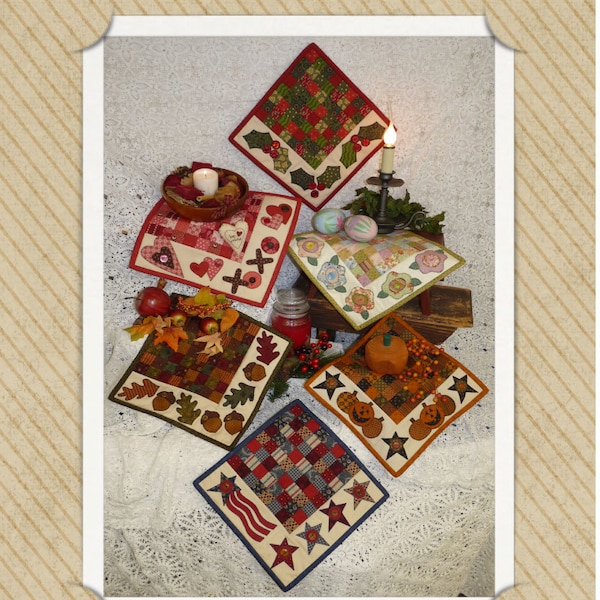 Seasonal Mats PDF quilt pattern