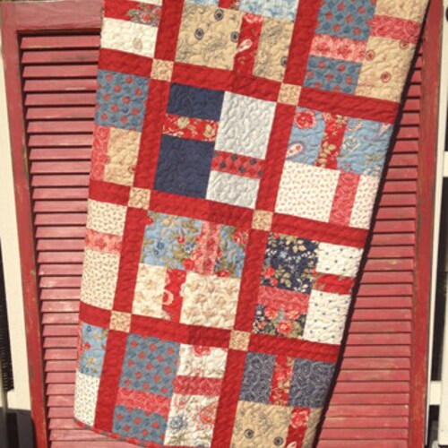 Union Jack Quilt PDF Pattern Etsy