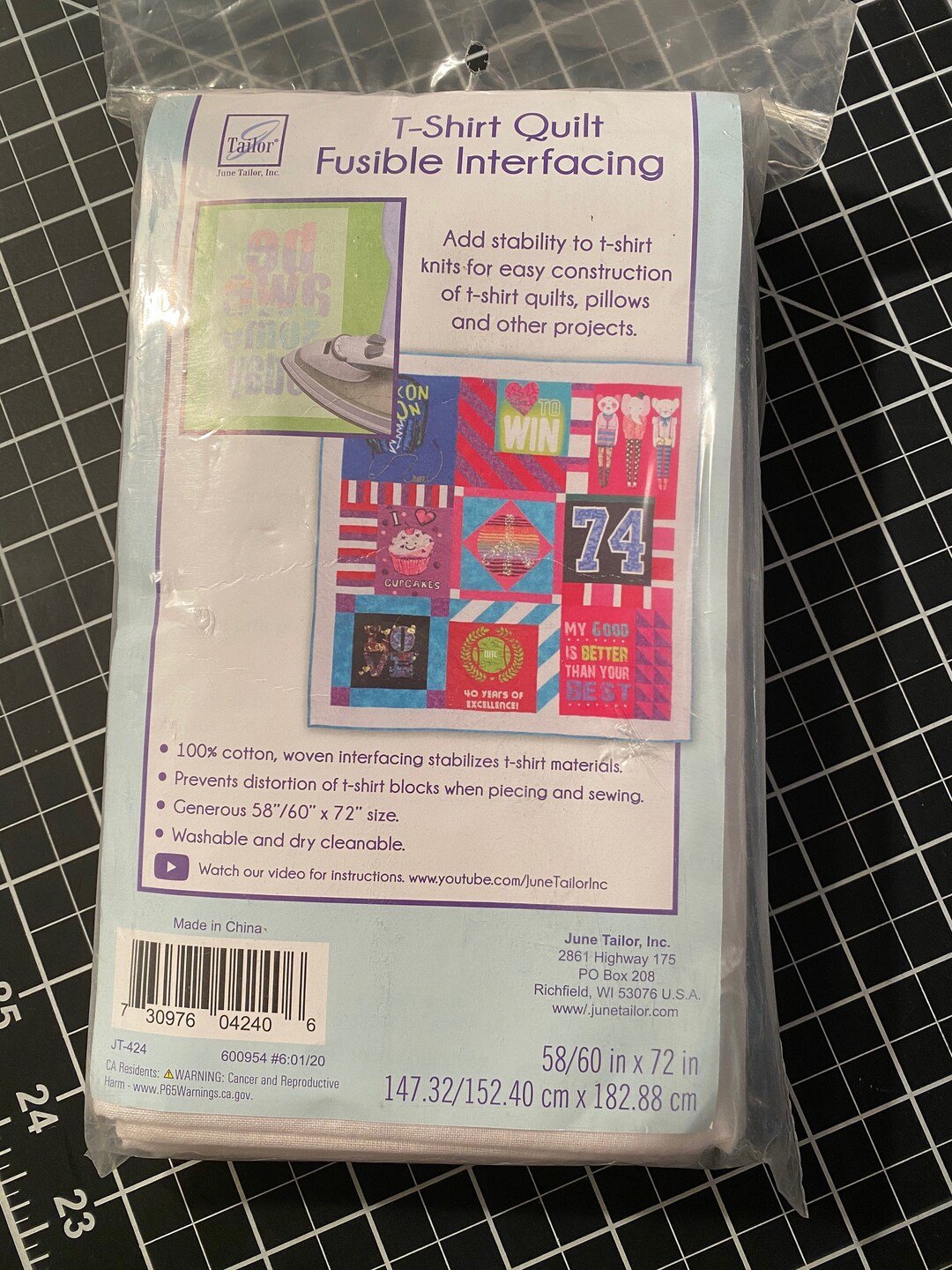 T Shirt Quilt Fusible Interfacing june Tailor Etsy UK