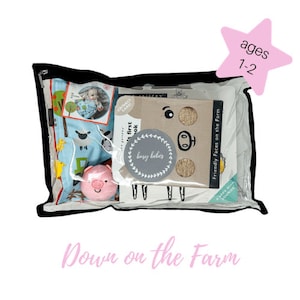 Down on the Farm {ages 1-2} Busy Bag for Birthday Gifts or Travel