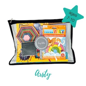 Artsy {ages 7-10}  Busy Bag for Kids, Birthday Gifts or Travel