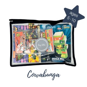 Cowabunga {ages 5-10}  Busy Bag for Kids, Birthday Gifts or Travel!