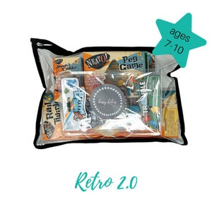 Retro 2.0 {ages 7-10} Busy Bag for Kids, Birthday Gifts or Travel