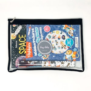 Space, Dinosaurs, Unicorns, Bugs, Princesses & More Busy Bags for Home, Traveling or Gifts (preschool, homeschool, kindergarten, elementary