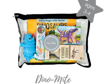 Dino-Mite {ages 3-6} Busy Bags for Kids, Birthday Gifts, or Travel!