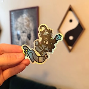 Sebastian Solace Pressure inspired sticker, 3x4 inches