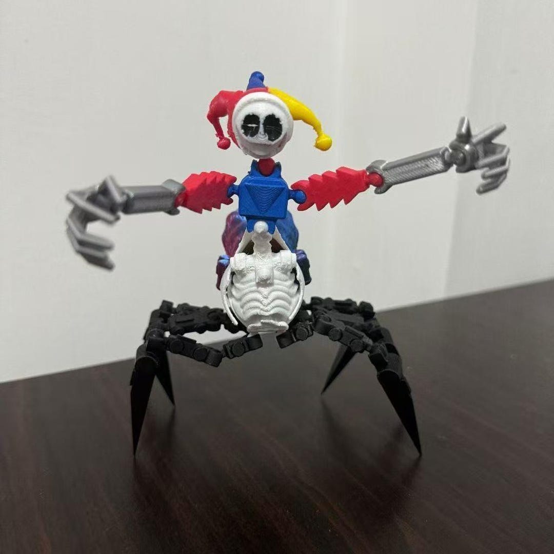 Poppy Playtime 3D Printed Articulated Figure, Catnap & Clown Skeleton ...