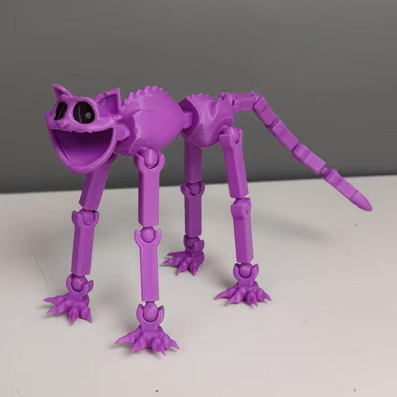 Poppy Playtime 3D Printed Articulated Figure, Catnap & Clown Skeleton ...
