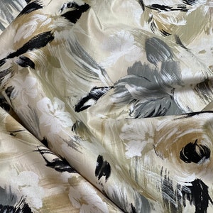 Brocade fabric floral textile 10 Yards Chris Stones designer fabric Luxury drapery Upholstery fabric #28