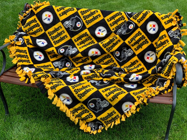 Fleece Blanket Pittsburgh Steelers Team Steelers Fun Etsy