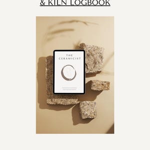 Japandi Pottery Glaze & Kiln Logbook | Ceramics Studio Firing Journal, Clay Shrinkage Tracker, Glaze Chemistry Sheets, GoodNotes iPad