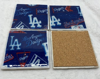 Coasters - Tile - LA Dodgers