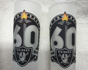 Shot Glass - 60th anniversary Raiders set of 2