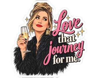 Pegatina de Alexis Rose de Schitt's Creek: Love That Journey For Me (Vinilo troquelado)