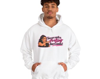 RHOBH - Kyle Richards - Sudadera con capucha / Sudadera con estampado de meme 'Eres una maldita mentirosa, Camille'
