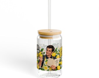 Phil Dunphy (Modern Family) - Vaso con pajita "When Life Gives You Lemonade" / 473 ml (16 oz) Diseño de limón