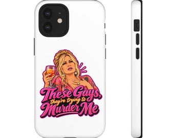Funda para teléfono - Jennifer Coolidge - Frase de White Lotus - Frase de These Gays / Ilustración retro pop