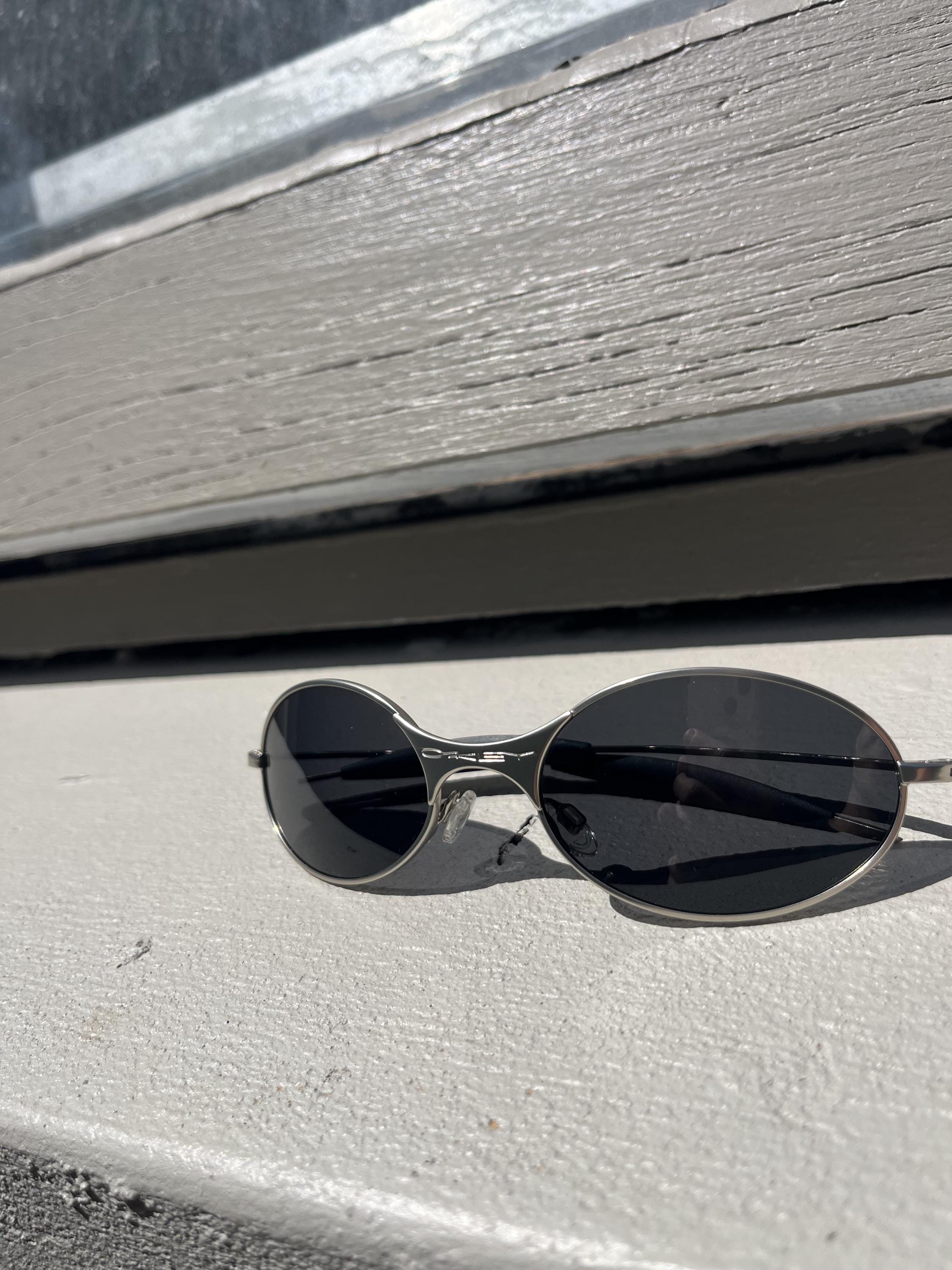 【超美品】 OAKLEY e-wireオーバルサングラス レア ビンテージ 希少 Oakley E Wire - Etsy