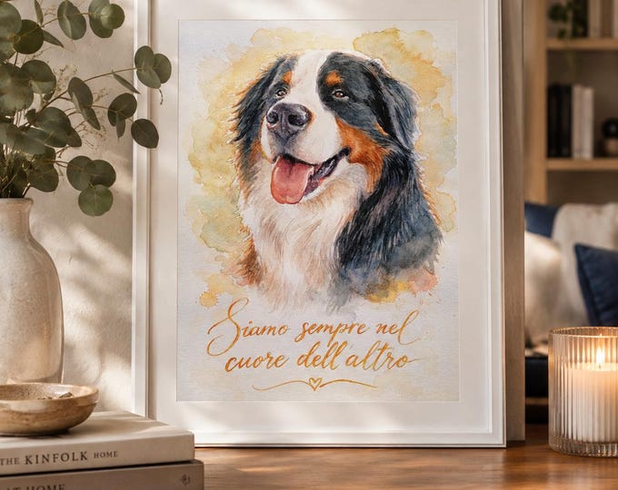 Ritratto ad Acquerello Personalizzato del Tuo Animale — Un Ricordo da Conservare per Sempre