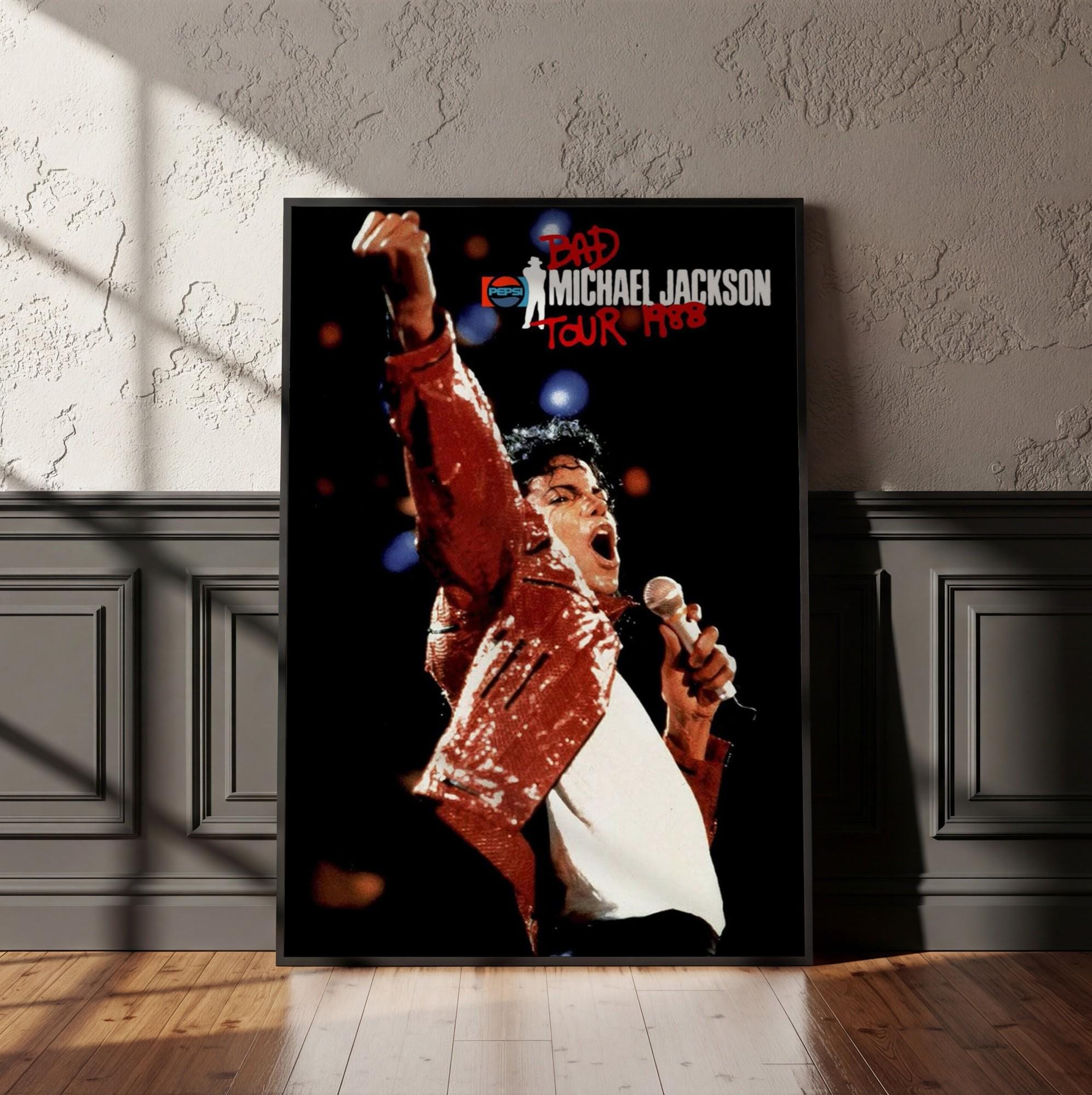 Michael Jackson Bad Tour Poster - Etsy