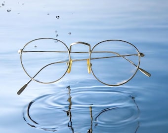 Vintage Silver Wire Rim Eyeglasses - Vintage Eyewear - John Denver - John Lennon Glasses