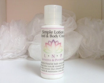 2oz Simple Lotion