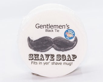 Sapone da barba cravatta nera