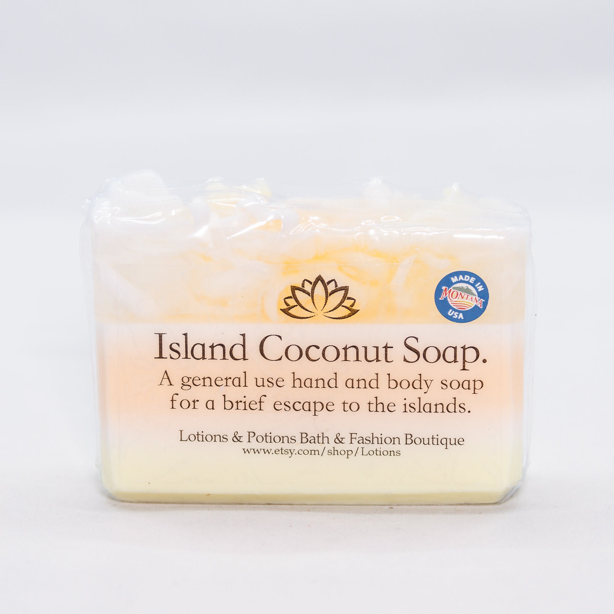 Island Coconut Soap Etsy