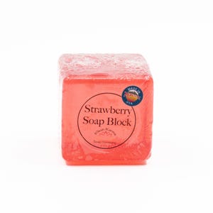 Strawberry Soap Cube