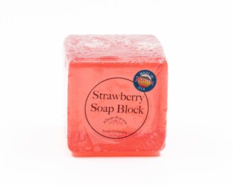 Strawberry Soap Cube
