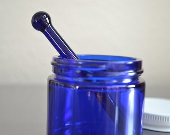 Download Blue Glass Jar Etsy