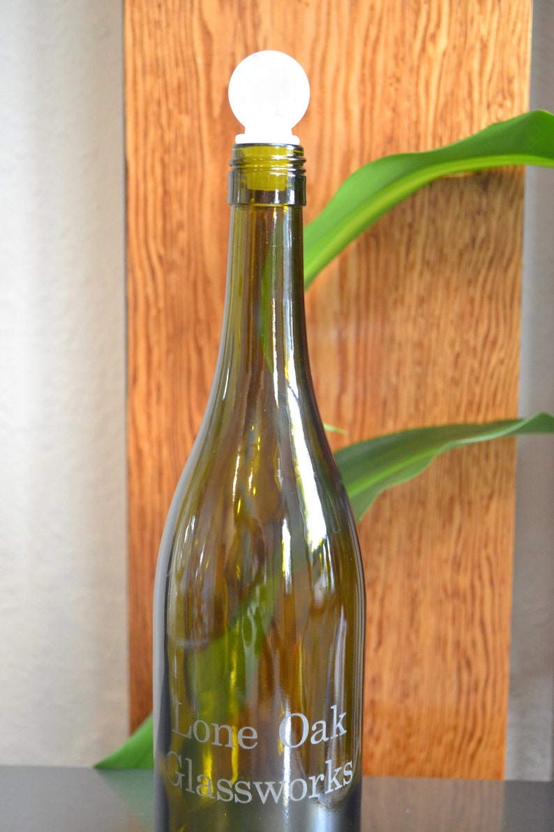 LoneOakGlassworks Tree Bottle Stopper - Thumbnail 3
