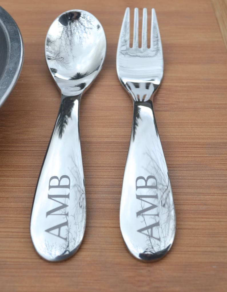 Personalized Silverware Kid's Silverware Kid's Etsy