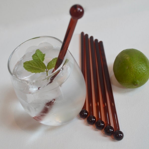 Glass Swizzle Sticks, Custom Swizzle Sticks, Amber Swizzle Sticks, Drink Stir Sticks, Glass Swizzle Sticks, Beverage Sticks, Perfume Sticks