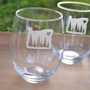 Pint Glass, Glasses, Drinking Glass, Custom Pint Glass, Pint Glasses, Oregon Pint Glass, Stemless Wine Glass, Oregon, Wine Glasses