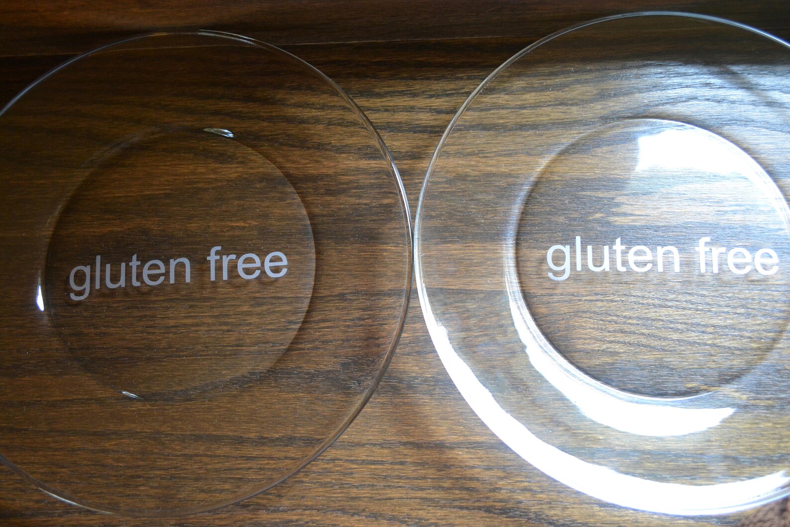 Custom Glass Plate Dinner Plate Glass Etched Plate Glass Etsy