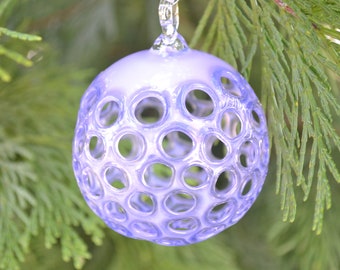 Glass Blown Ornament, Ornaments, Glass Ornament, Tree Ornament, Blown Glass Ornament, Purple Ornament, Unique Ornament, Suncatcher