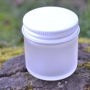 Glass Jar, Sand Etched Glass Jar, Little Glass Jars, Jars, Tiny Glass Jar, Mini Jar, Mini Glass Jar, Stash Jar, Spice Jar, Frosted Glass Jar