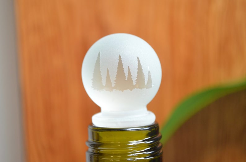 LoneOakGlassworks Tree Bottle Stopper - Thumbnail 5