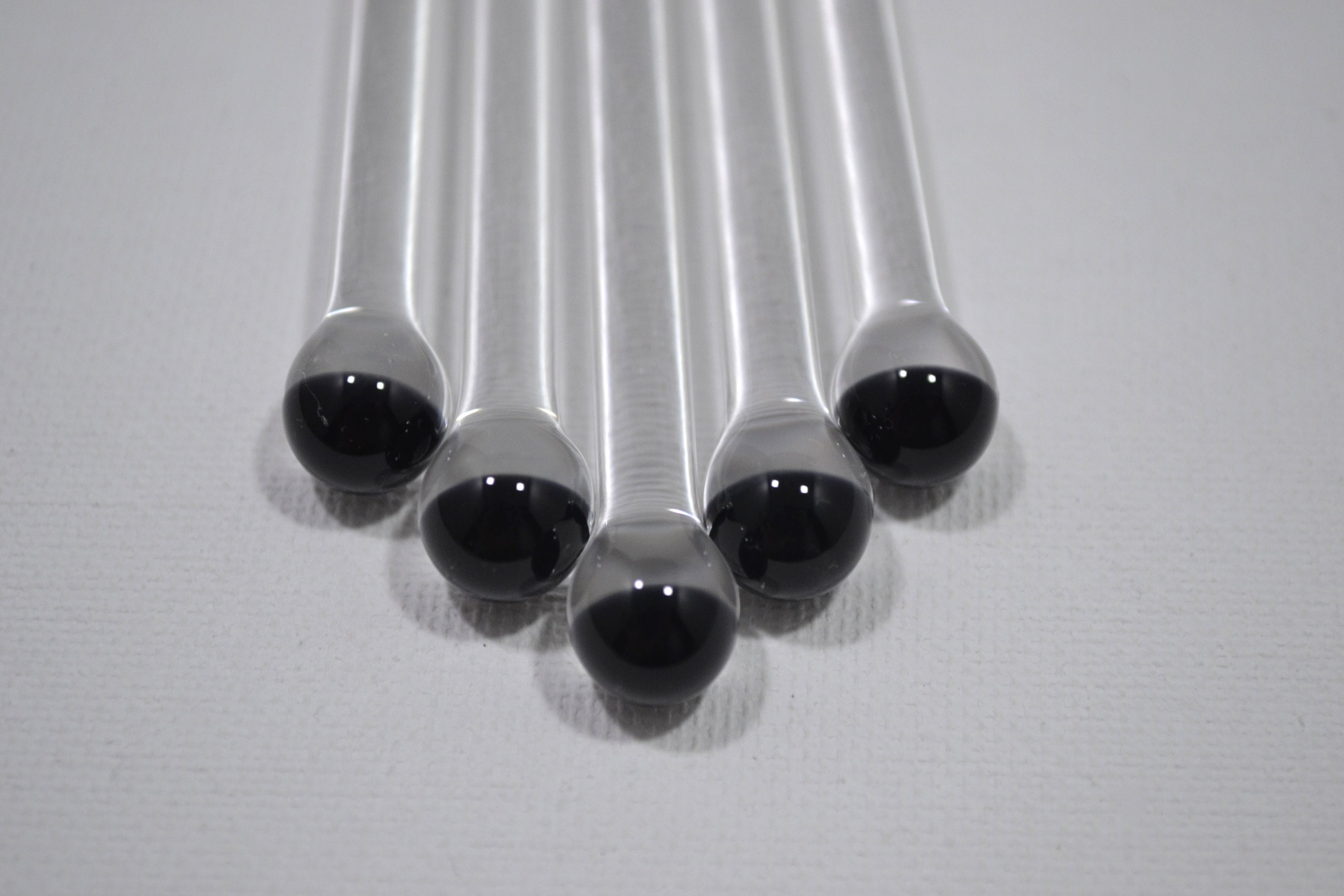 Black Swizzle Sticks Glass Swizzle Sticks Glass Custom Etsy