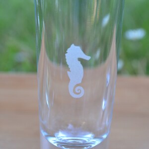 Espresso Shot Glass Stainless Sea Horse 